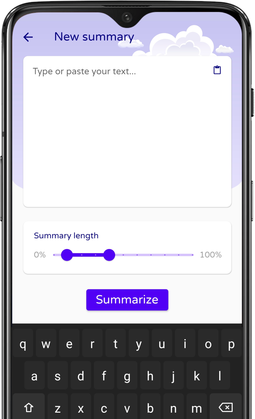 Generate new summary